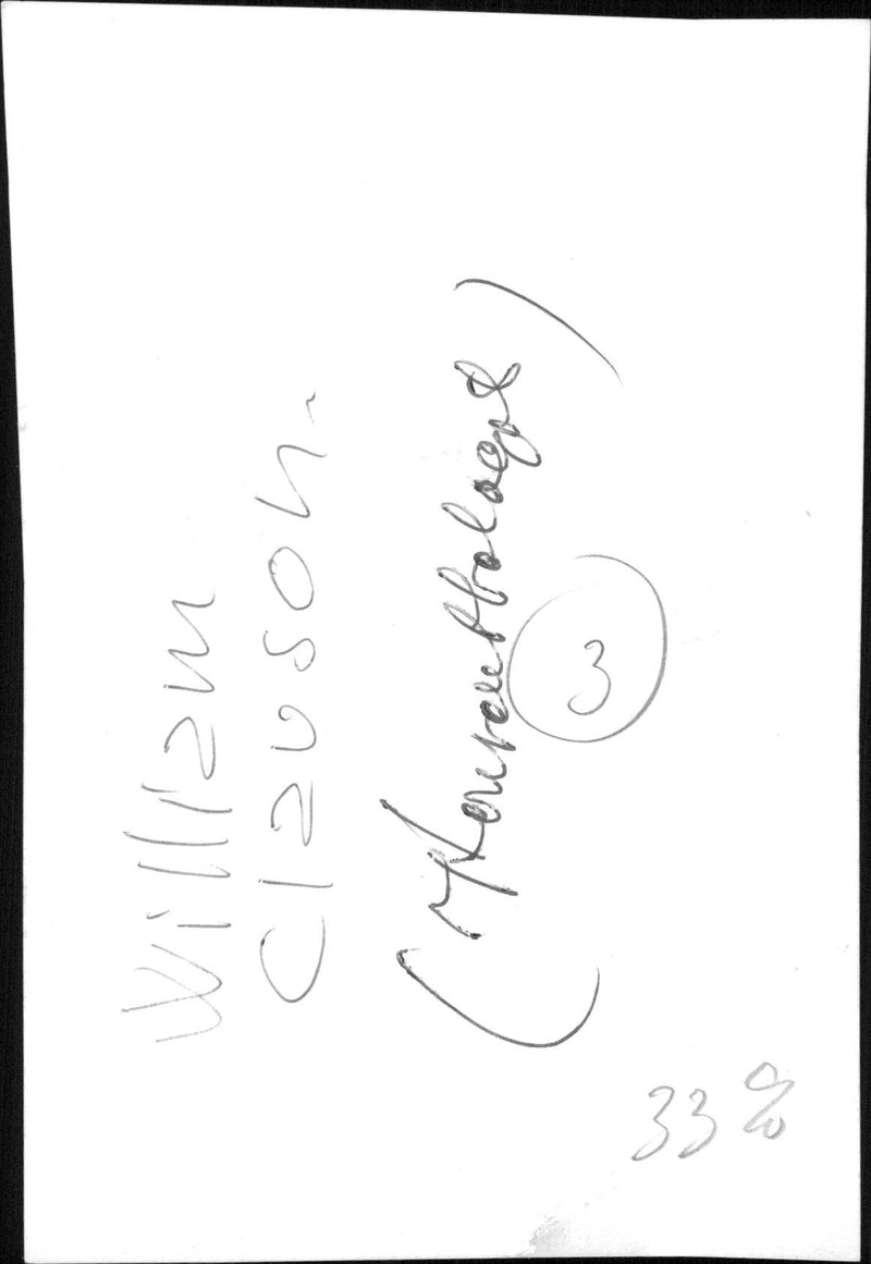 Musician William Clauson - Vintage Photograph