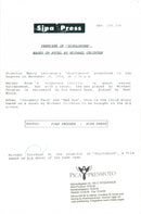 Michael Crichton's book becomes film "Disclosure" - Vintage Photograph