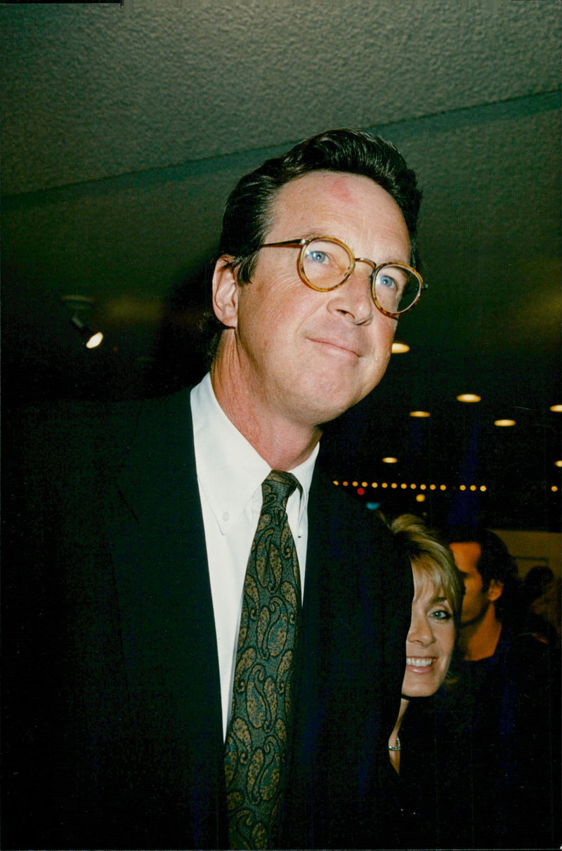 Michael Crichton's book becomes film "Disclosure" - Vintage Photograph