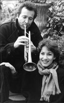Herbert "Herb" Alpert, a musician with his trumpet - Vintage Photograph