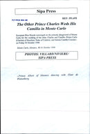 Prince Albert of Monaco was one of the guests of Prince Charles of Bourbon and the wife of Camilla&