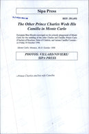 Prince Charles of Bourbon with his wife Camilla - Vintage Photograph