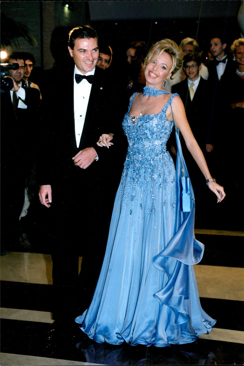 Prince Charles of Bourbon with his wife Camilla - Vintage Photograph