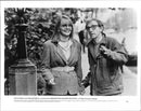 Woody Allen and Diane Keaton during the filming of "Manhattan Murder Mystery" - Vintage Photograph