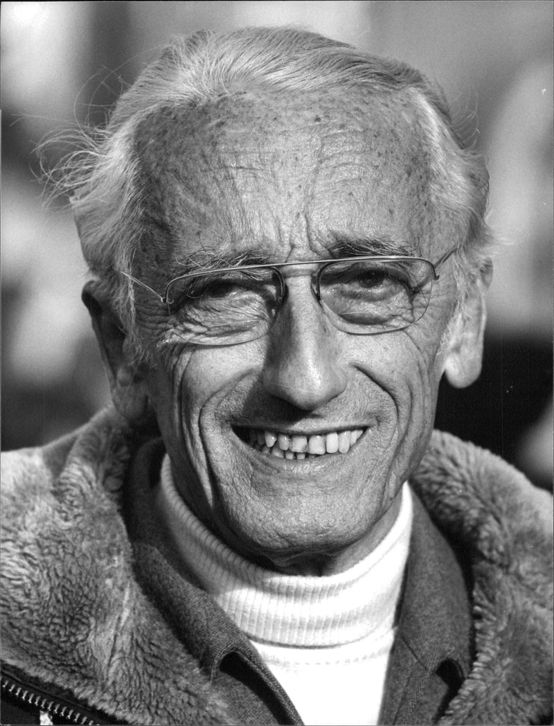 Jacques Cousteau - Vintage Photograph