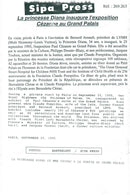 Jacques Chiracs wife Bernadette together with Princess Diana. - Vintage Photograph