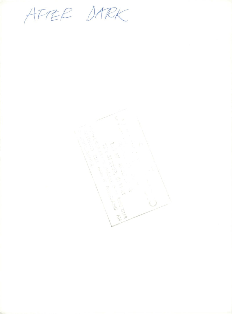 The music group After Dark - Vintage Photograph