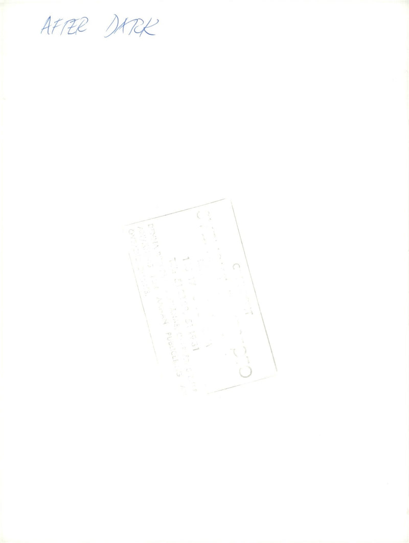 The music group After Dark - Vintage Photograph