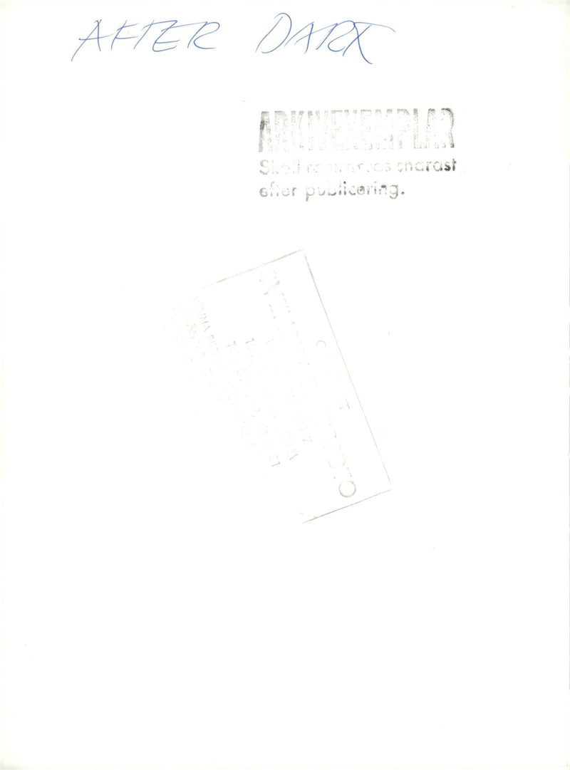 The music group After Dark - Vintage Photograph