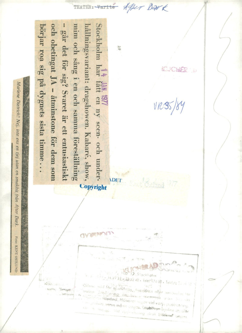 The music group After Dark - Vintage Photograph