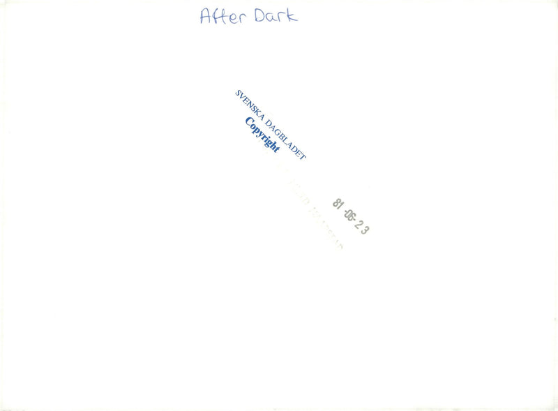 The music group After Dark - Vintage Photograph