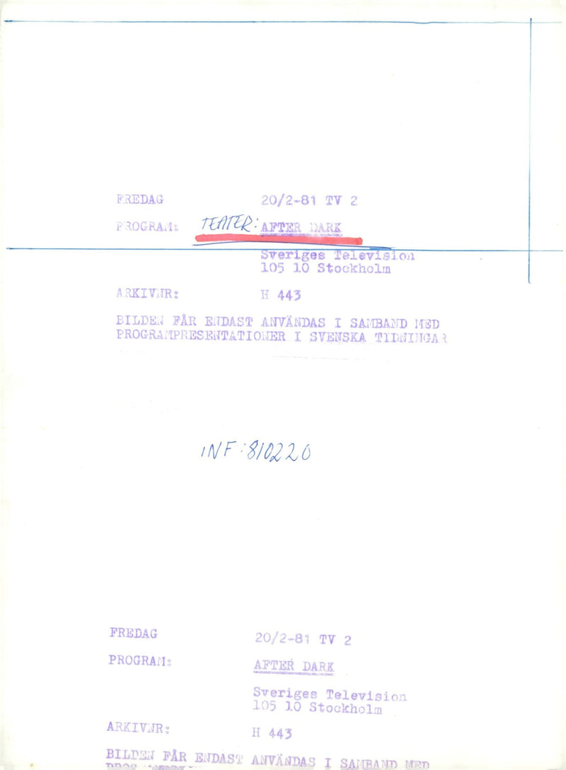 The music group After Dark - Vintage Photograph