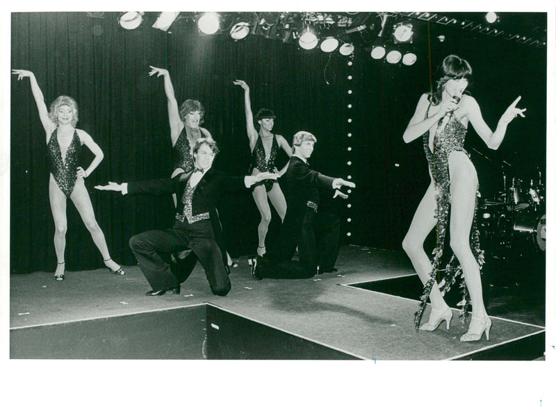 The music group After Dark - Vintage Photograph