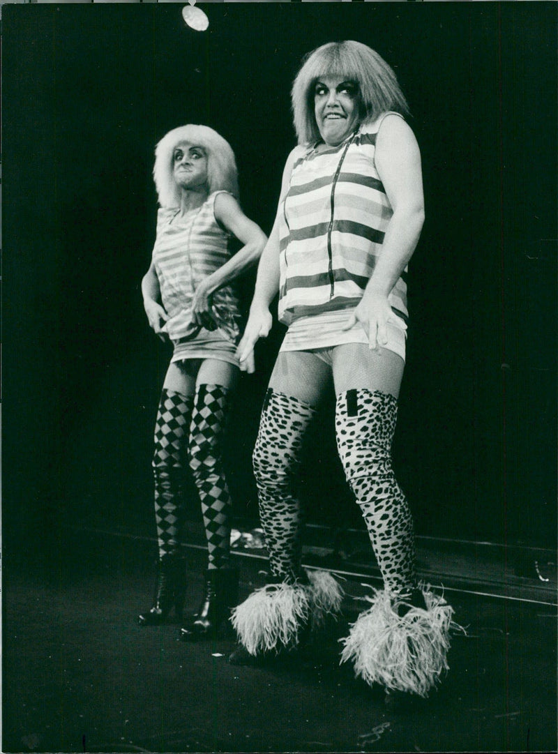 The music group After Dark, Christer Lindarw and Lasse Flinckman - Vintage Photograph