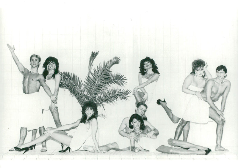 The music group After Dark - Vintage Photograph