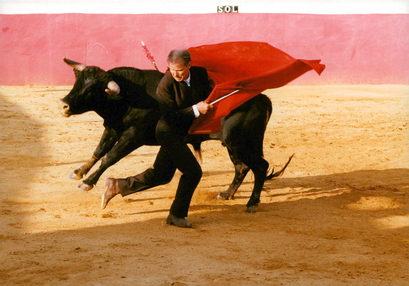 Manuel Benitez electricity Codobes bullfighter 60 years in the ring - Vintage Photograph