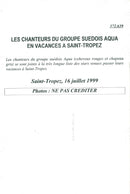 The music group Aqua on holiday on the French Riviera - Vintage Photograph