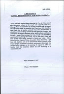 1997 PLASTICS HENRI PONT WHERE HER COUPLE PAUL PRINCESS DIANA DIED - Vintage Photograph