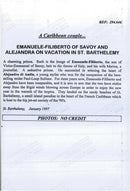 Emanuele Filiberto on holiday with his fiancee Alejandra di Andia - Vintage Photograph