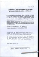 Emanuele Filiberto sunbathing on the beach with his fiancee Alejandra di Andia - Vintage Photograph