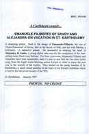 Emanuele Filiberto on holiday with his fiancee Alejandra di Andia - Vintage Photograph