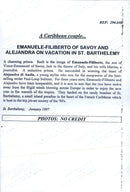 Emanuele Filiberto on holiday with his fiancee Alejandra di Andia - Vintage Photograph