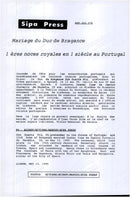 From the wedding of Duarte Pio, Duke of Braganca and Isabel InÃªs de Castro Curvelo de Heredia - Vintage Photograph