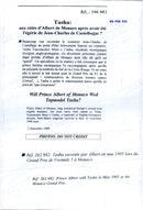 Prince Albert along with model Tasha Vasconcelos - Vintage Photograph