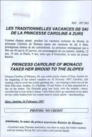 Princess Antoinette of Monaco walking their dogs in Zurs - Vintage Photograph