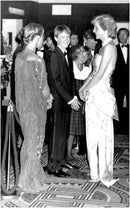 Princess Diana with younger prins- and Princess of Wales, Max Rennie and Helen Pearce - Vintage Photograph