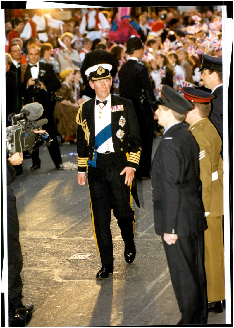 Prince Charles at Colosseum - Vintage Photograph