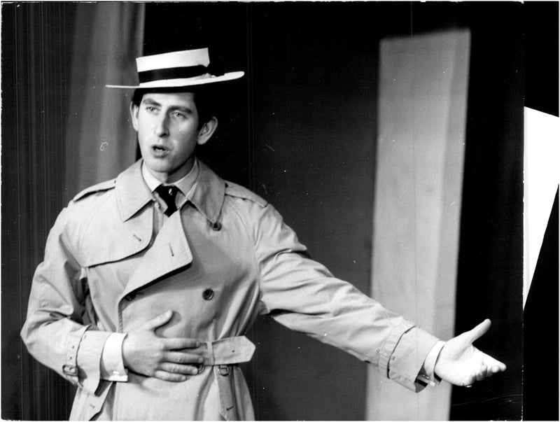 Prince Charles wearing a coat and hat - Vintage Photograph