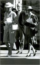 Princess Anne with her mother Elizabeth II - Vintage Photograph