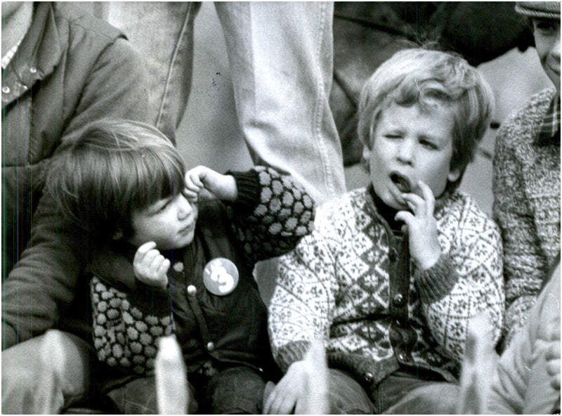 Prince Harry and Peter Phillips - Vintage Photograph