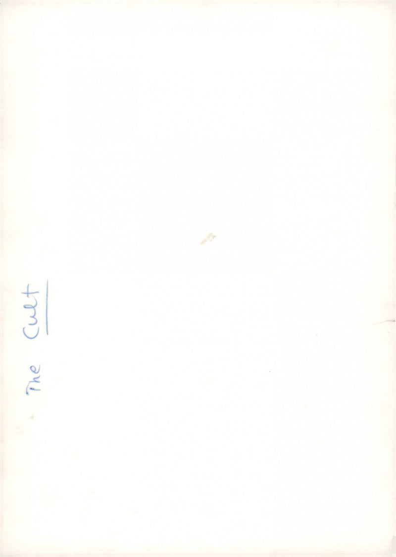 The rock band The Cult - Vintage Photograph