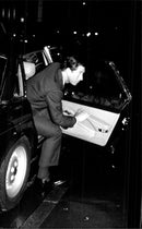 Prince Charles arrives at a charity event - Vintage Photograph
