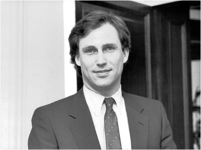 Portrait Picture of David Browning, head of Citibank's office in Stockholm. - Vintage Photograph