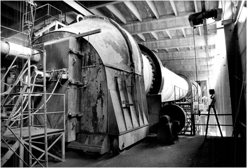 Cementation Company's cement tanks - Vintage Photograph