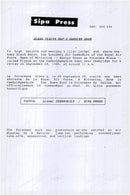 Princess Diana uses ear protection when flying a Harrier plane - Vintage Photograph