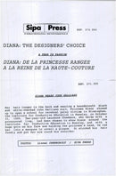 Princess Diana is shown around at the Institute of Conductive Education of 10-year-old Laurence Chambers - Vintage Photograph