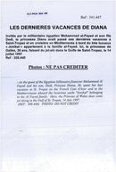 Princess Diana runs watercraft during her French Riviera vacation. - Vintage Photograph