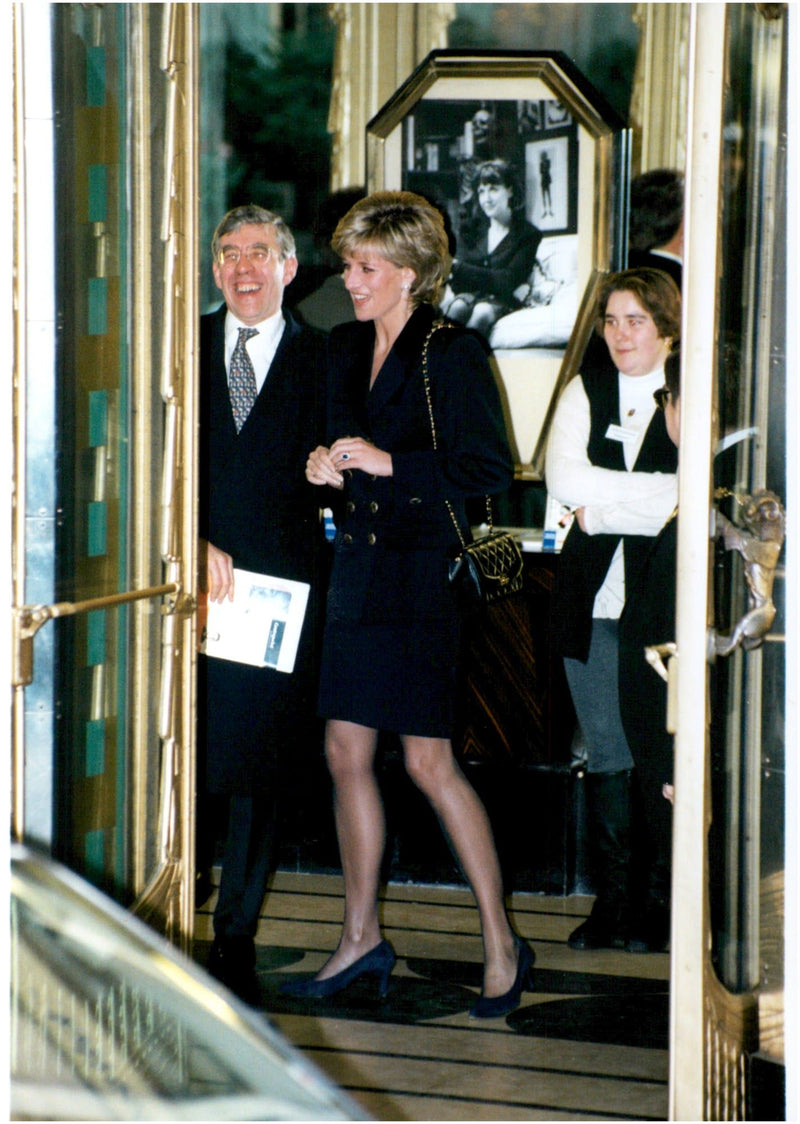 Article image of Princess Diana taken in an unknown official context. - Vintage Photograph