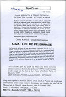 Five months after Princess Diana&#39;s departure, she is still celebrated at the l&#39;Alma site. - Vintage Photograph