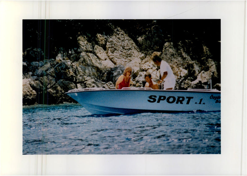 Prince Charles and Camilla on a secret holiday - Vintage Photograph