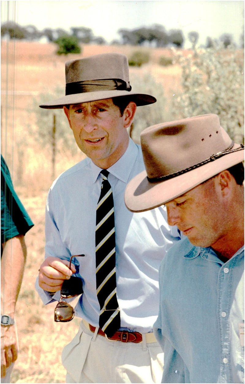 Prince Charles i Australien - Vintage Photograph