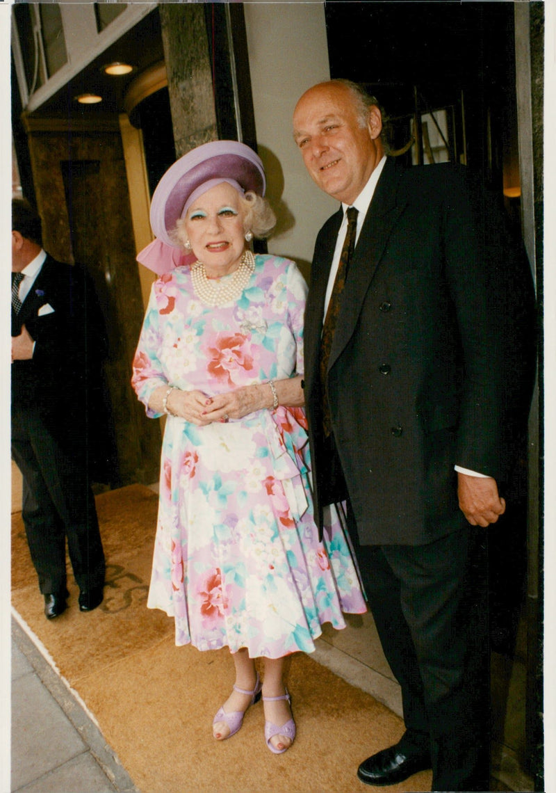 Barbara Cartland along with her son Guy - Vintage Photograph