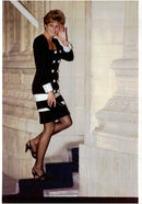 Princess Diana arrives at the Royal Opera - Vintage Photograph