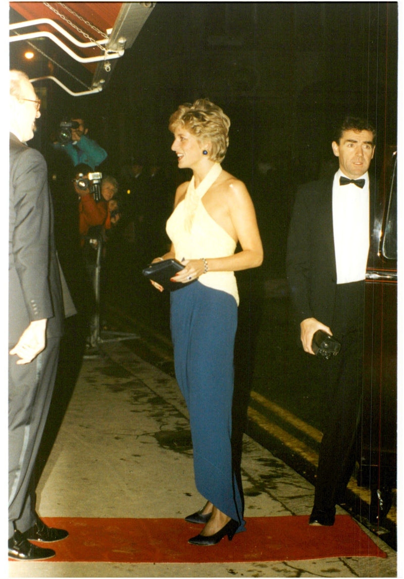 Princess Diana arrives at Otello's Opera at Covent Garden - Vintage Photograph