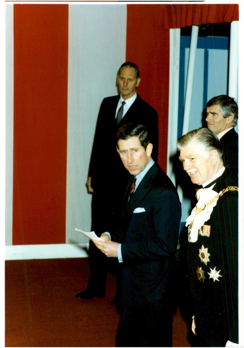 Prince Charles arrives at London's Guildhall - Vintage Photograph