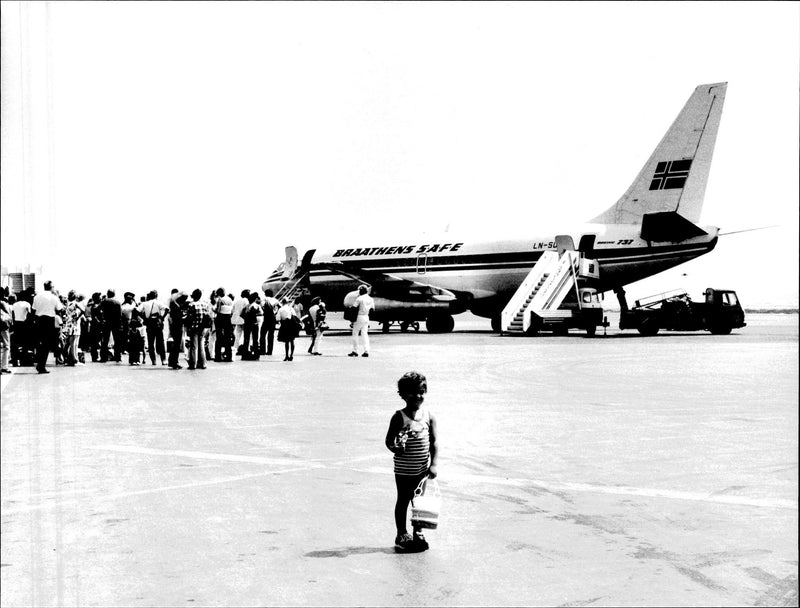 Companies Braathens SAFE's 737: a - Vintage Photograph